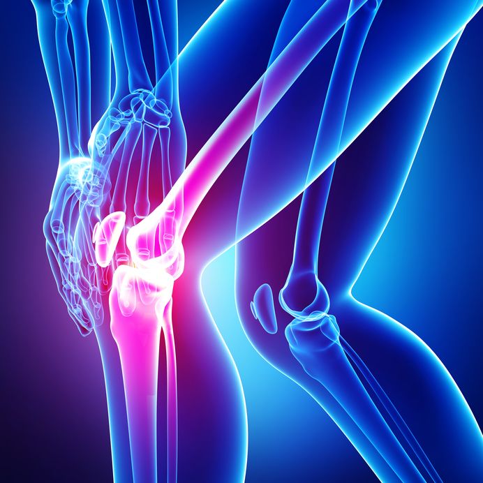 knee with arthritis pain